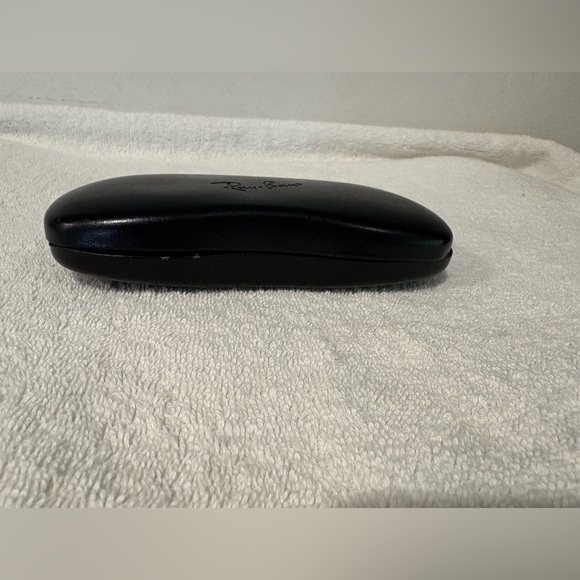 Authentic Ray-Ban Black Clamshell Sunglasses Case Unisex - Picture 10 of 10